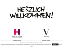 Tablet Screenshot of hansen.co.at